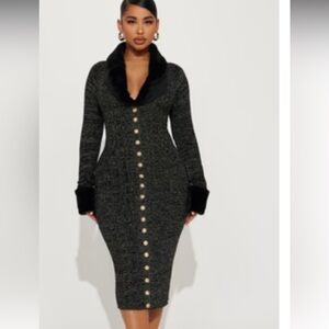 Fashion nova aspen sweater midi dress